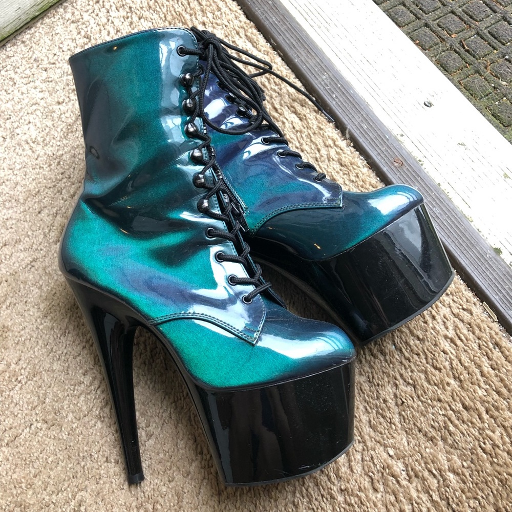 Pleaser boots 7inch heel size 9